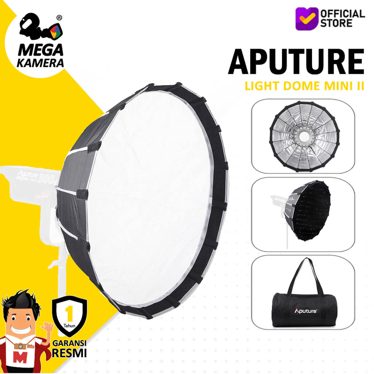 Aputure Amaran Light Dome Mini II Megakamera Com