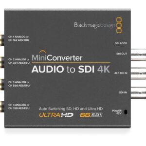 Blackmagic Design Mini Converter Audio to SDI 4K 2