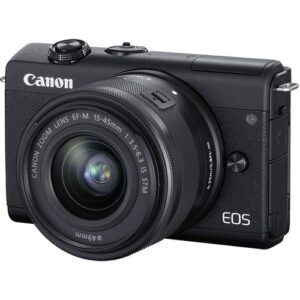 Canon EOS M200 Mirrorless Digital Camera with 15 45mm Black 1