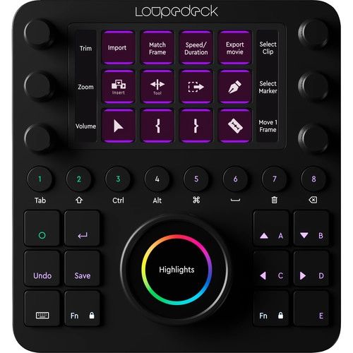 Loupedeck Creative Tool Editing Console –