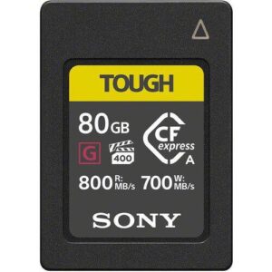 Sony 80GB CFexpress Type A TOUGH Memory Card 1