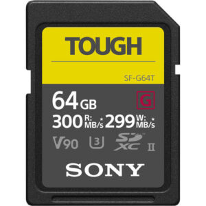 Sony SF G Tough 300Mbps Memori 64GB 1