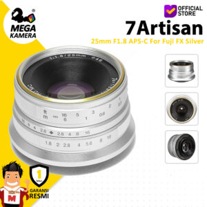 7Artisan 25mm F18 APS C For Fuji FX Silver MK