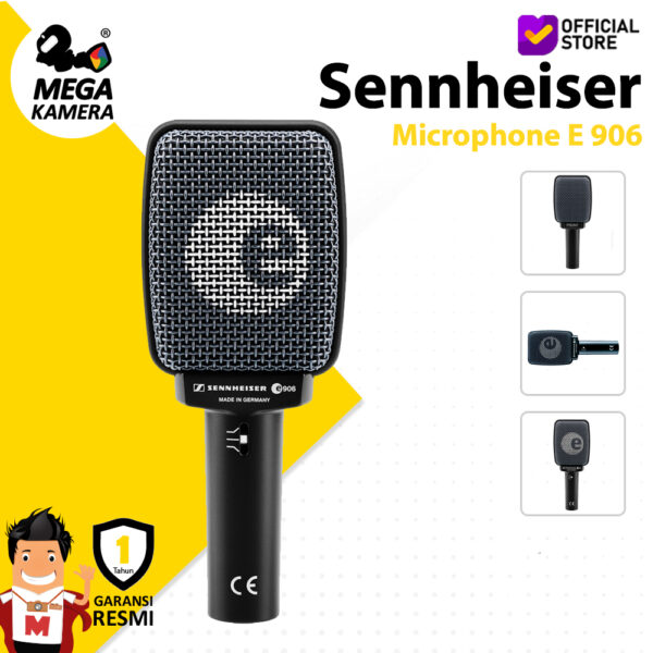 Sennheiser E 906 Supercardioid Guitar Microphone – Megakamera.com