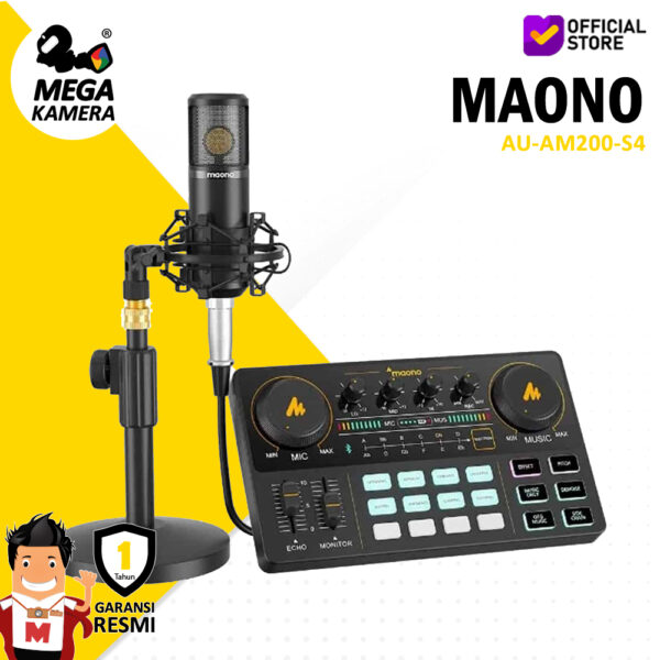 AU-AM200-S4　Kit　USB　Podcast　Microphone　Interface　Audio　Maono　–