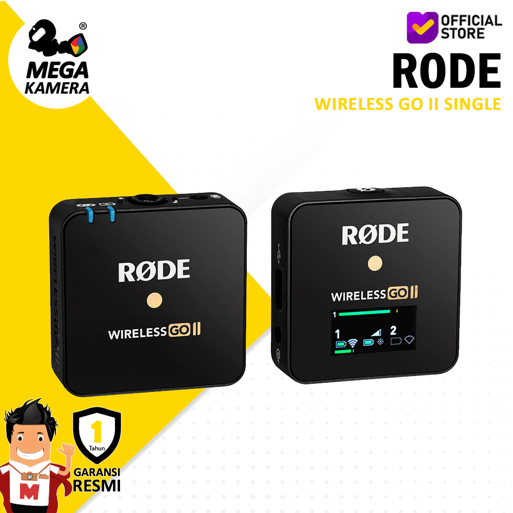 Rode Wireless GO II Single Compact Digital Wireless Microphone