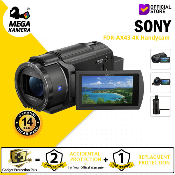 Sony Fdr Ax43 Ax40 4k Handycam Sony FDR-AX43 Unboxing, First Look