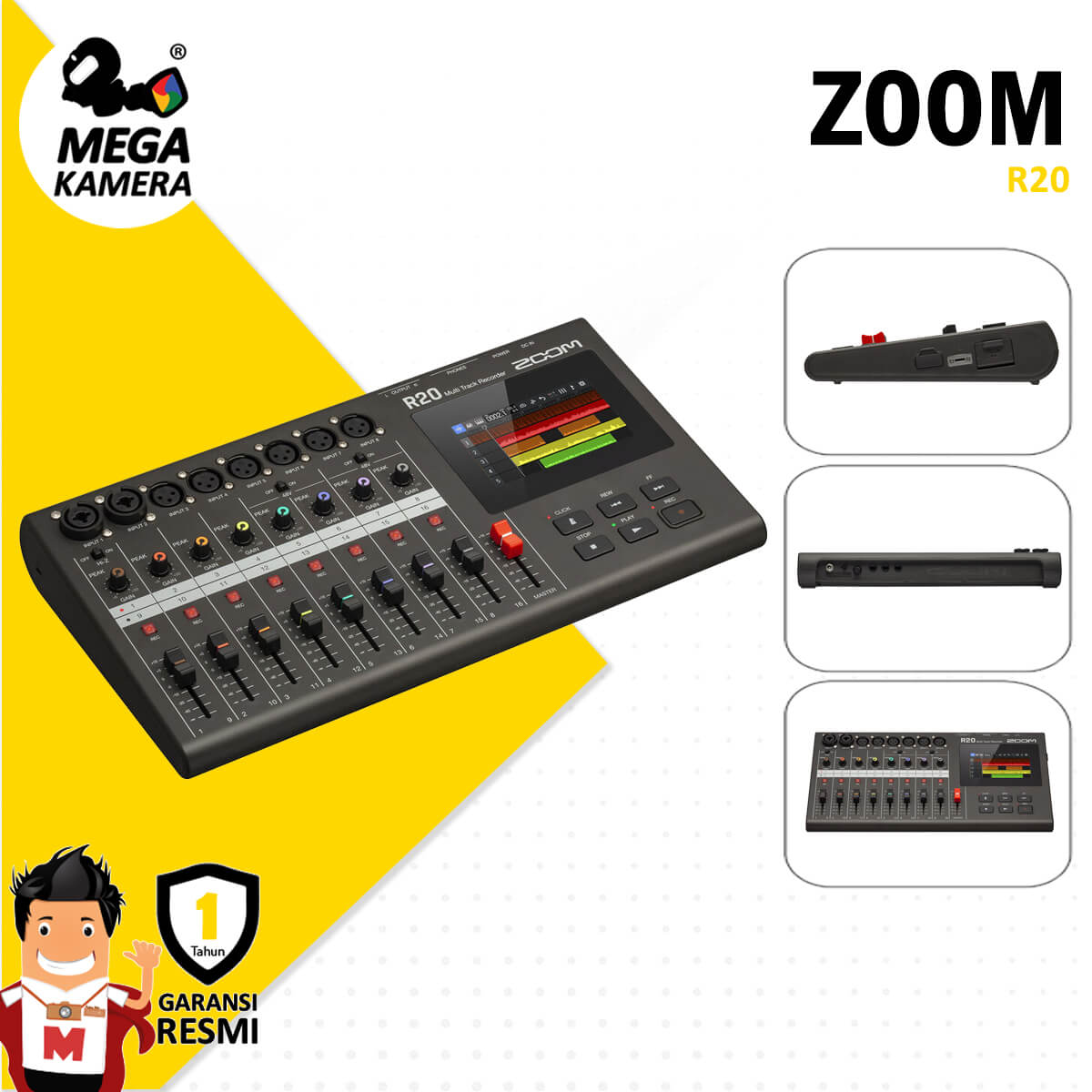 Zoom R20 Portable Multitrack Recorder